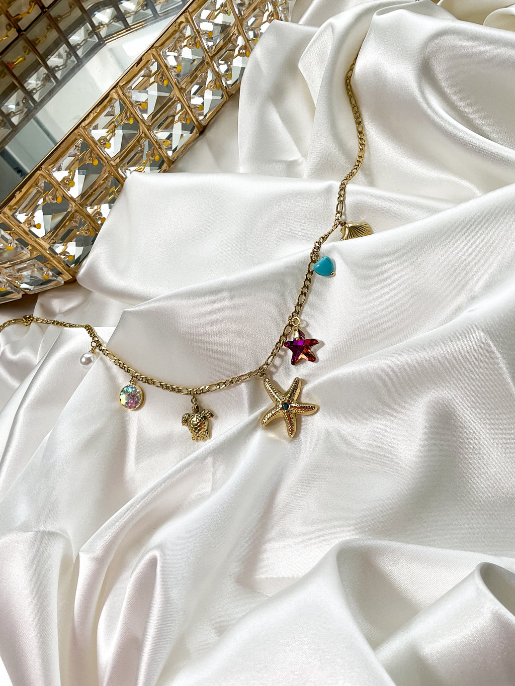 Collier de charme de coquillage de mer mode