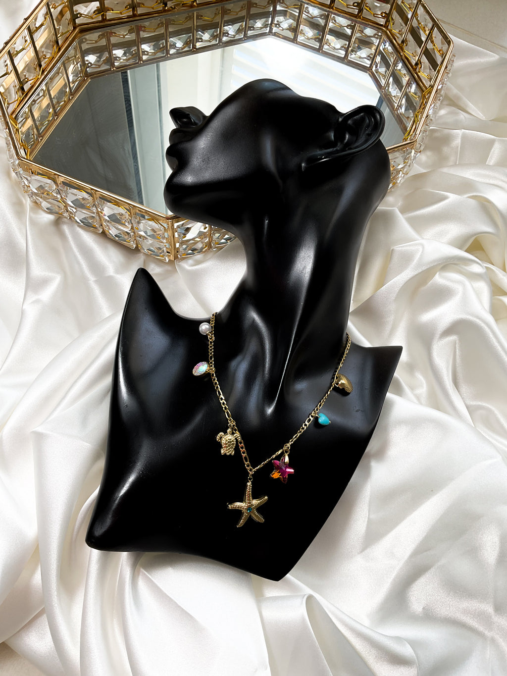 Collier de charme de coquillage de mer mode