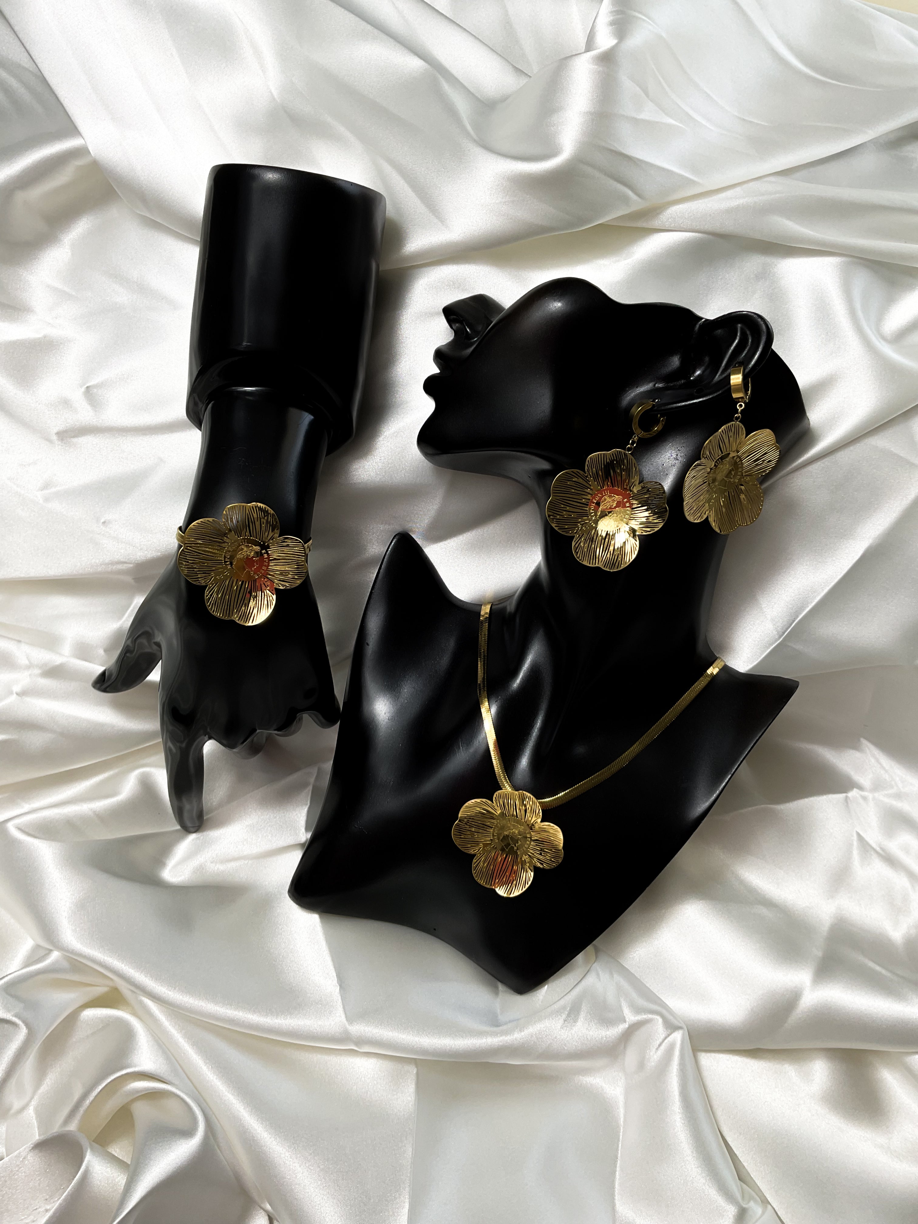 Parure trio "Fleur d’Or"