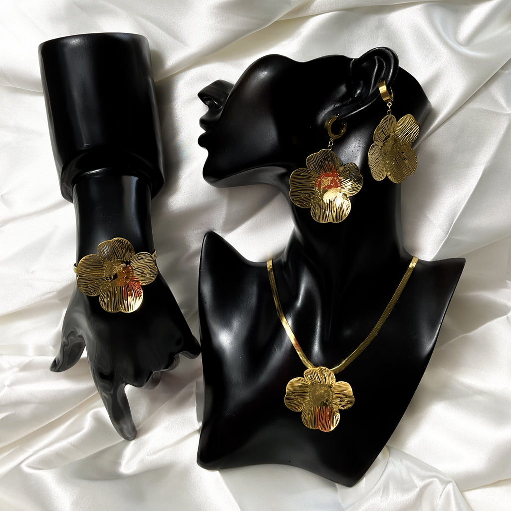 Parure trio "Fleur d’Or"
