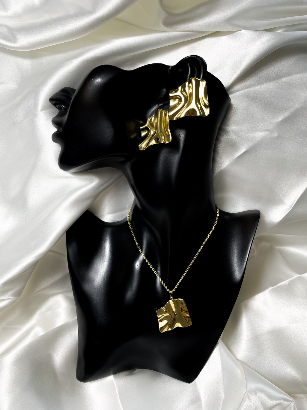 Parure duo "Onde Dorée"